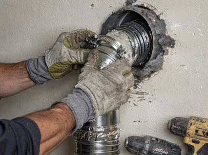 Dryer Vent Hose Installation in Mansfield