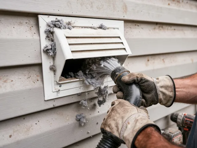 Professional dryer vent cleaning by Mansfield Dryer Vent Cleaning in Mansfield