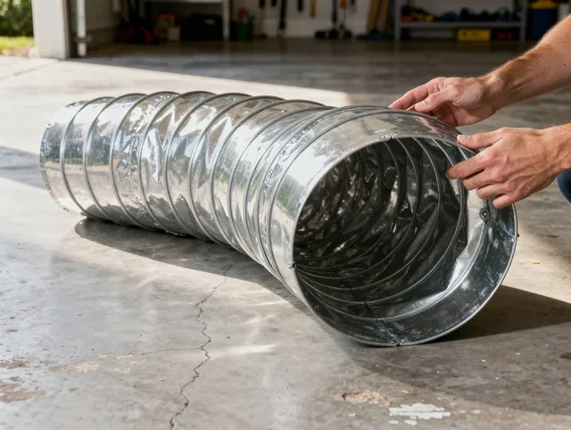 Mansfield Dryer Vent Cleaning specialist using advanced equipment for thorough duct cleaning in Mansfield
