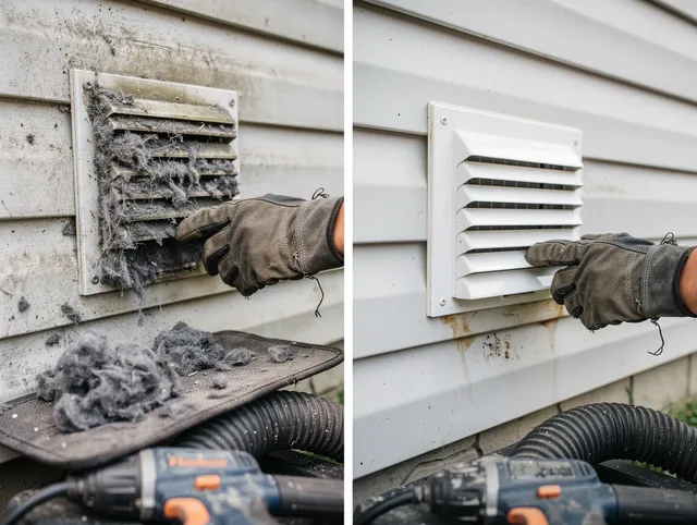 Residential dryer vent cleaning by Mansfield Dryer Vent Cleaning in Mansfield